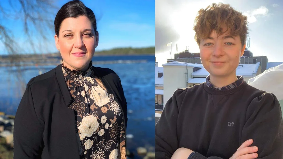 Regionstyrelsens ordförande Angelica Katsanidou (S) och Johanna Wyckman (L), regionråd med ansvar för hälso- och sjukvård.
