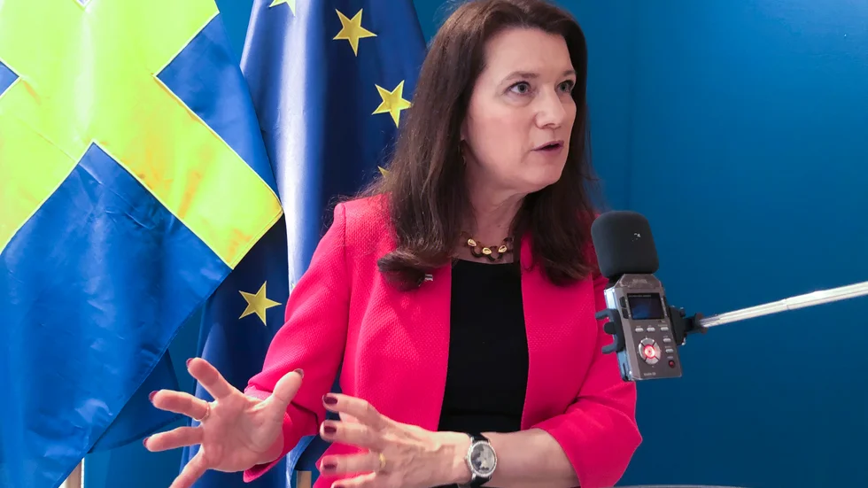 Utrikesminister Ann Linde (S) kallar Belarus nedtvingande av en EU-flight mellan Aten och Vilnius, för att gripa en regimkritisk journalist, för oerhört. Arkivbild.