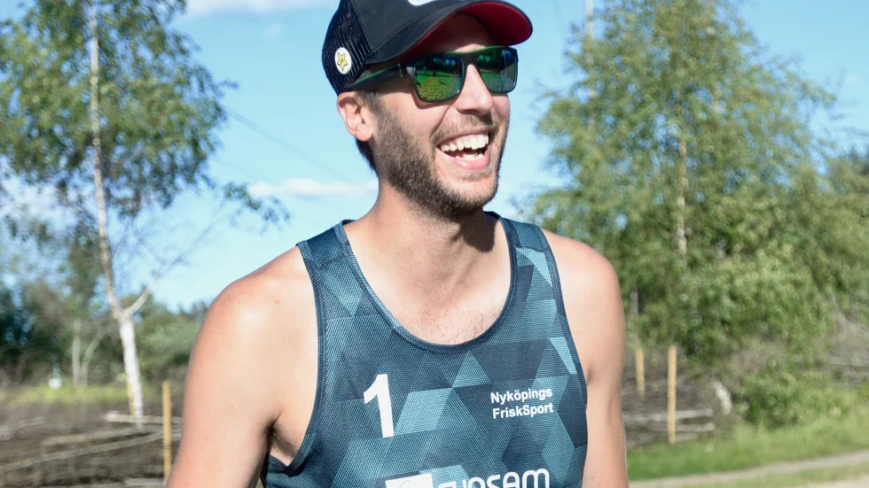 Linus Tholse vann SM-silver under lördagen. 