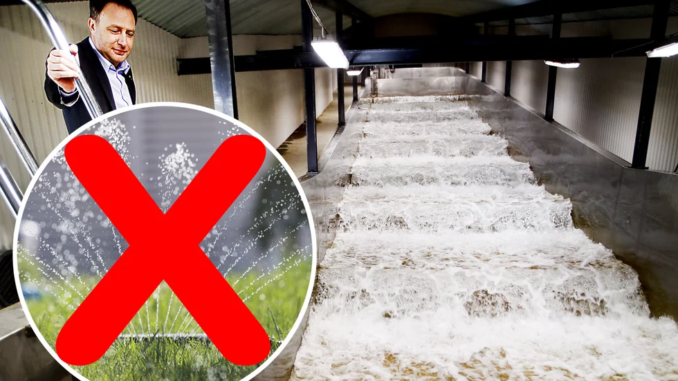 "Många vattnar i trädgården, fyller poolen och tar kanske en extra dusch. För att undvika ett bevattningsförbud är det viktigt att alla hjälps åt med att spara på dricksvattnet", säger Admir Ibrisevic, chef för Vatten och avlopp på EEM.