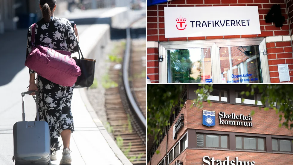Det fanns förhoppningar om nattåg som hämtar passagerare i stadskärnan i Skellefteå, men kommunen har stött på patrull.