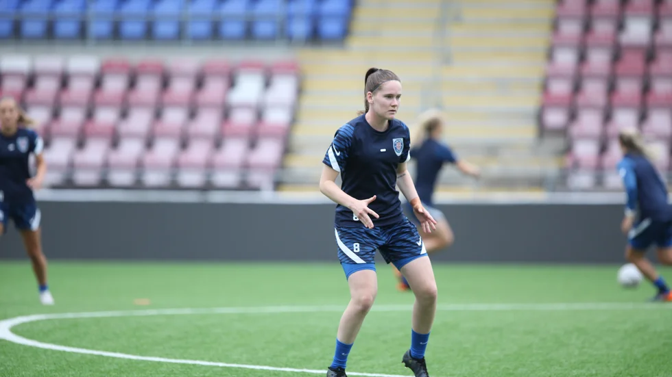 Linn Vickius startade för första gången den här säsongen i senaste matchen mot Linköping.