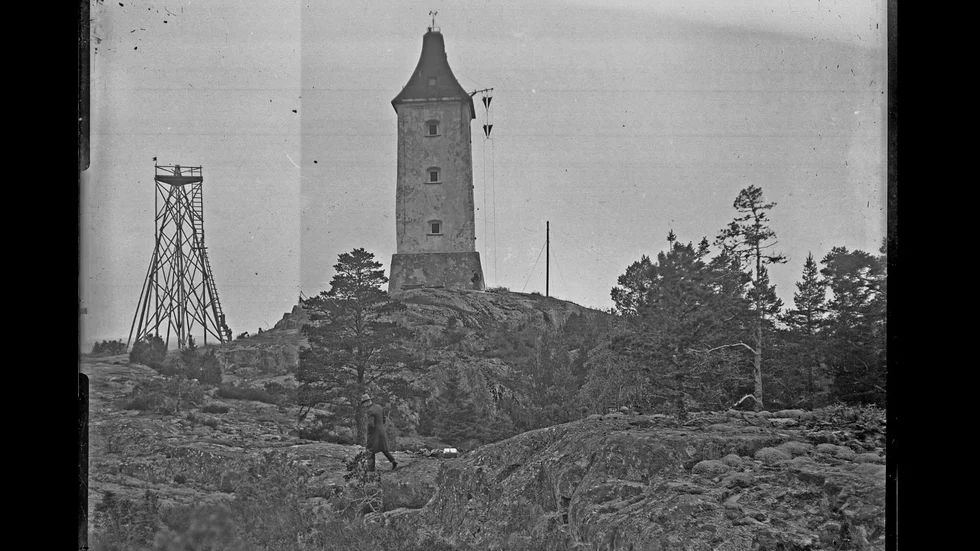 Kalmar läns museum undrar vad det är för trätorn som stod vid Spårö båk en gång i tiden.