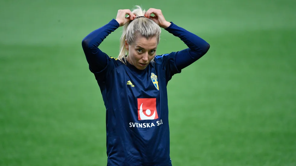 Linda Sembrant tvingas till en knäoperation. Arkivbild.