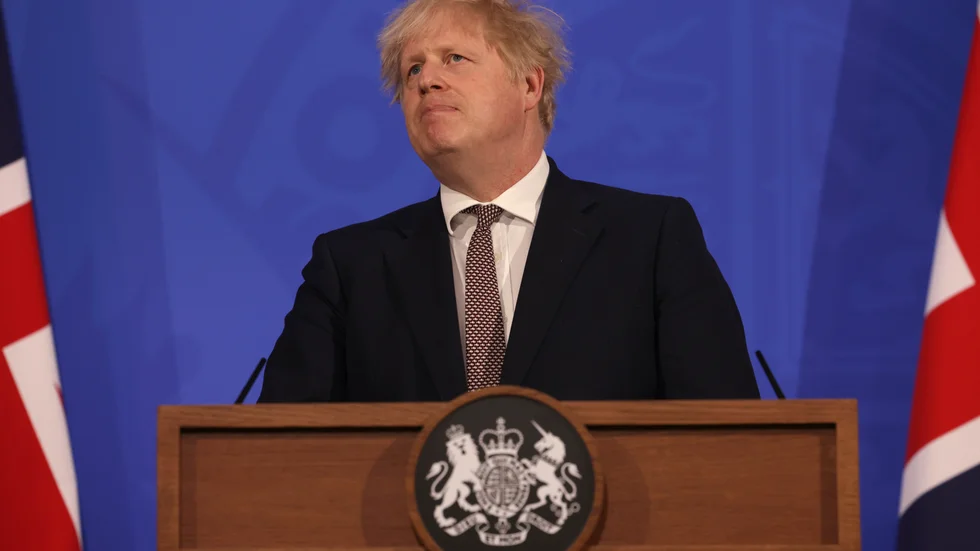 Boris Johnson levererade positiva ord på måndagen.