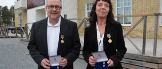 Första medaljen för soldathemmets anställda