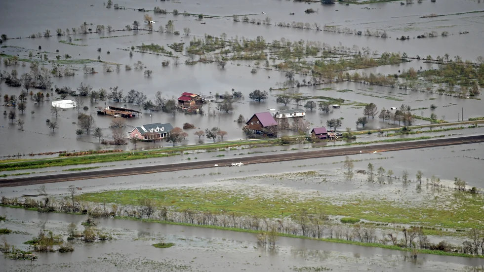 Ida är den senaste naturkatastrofen att drabba världen. Bild från Louisiana, USA, den 31 augusti.