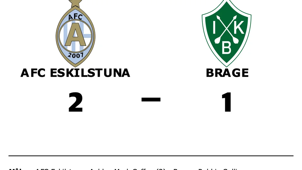 AFC Eskilstuna vann mot IK Brage