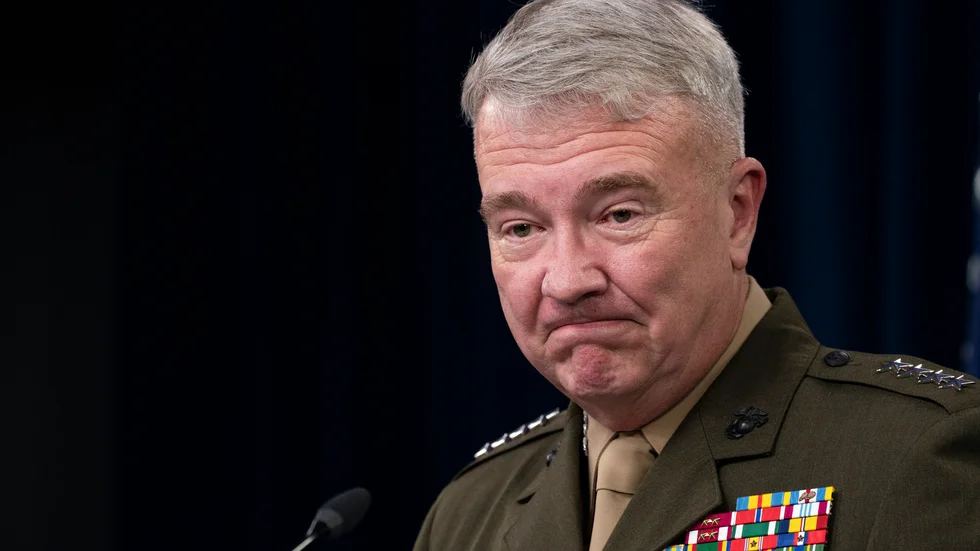 Generalen Kenneth McKenzie meddelade på måndagen att USA:s sista soldater har lämnat Afghanistan. Arkivbild