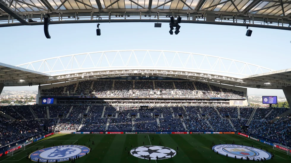 Champions League-finalen mellan Chelsea och Manchester City flyttades från Istanbul till Porto. Arkivbild.