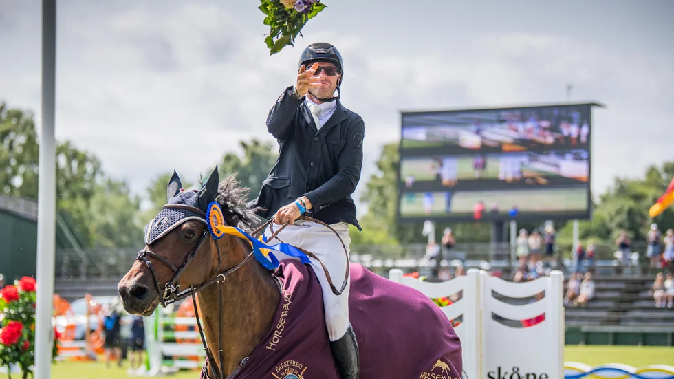 Marcus Westergren fick fira i Falsterbo.