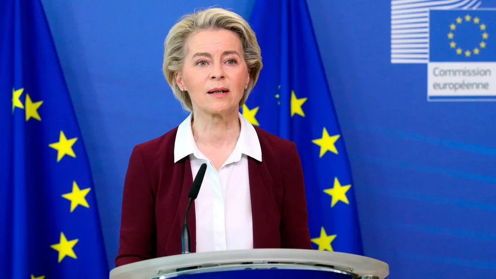 EU-kommissionens ordförande Ursula von der Leyen drar igång formella klagomål mot hur Ungern och Polen hanterar hbtq-rättigheter. Arkivfoto.