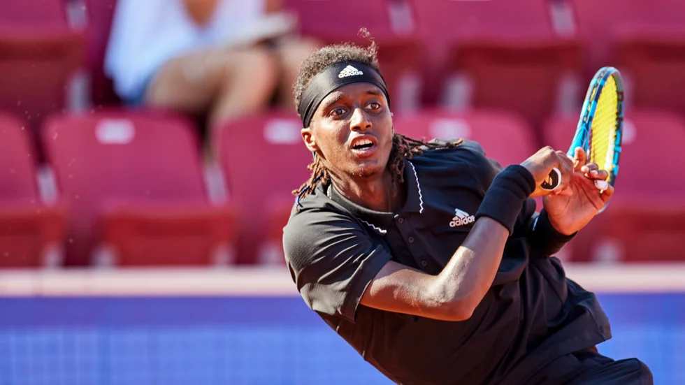 Mikael Ymer, tappade matchen mot finländaren Emil Ruusuvuori.
