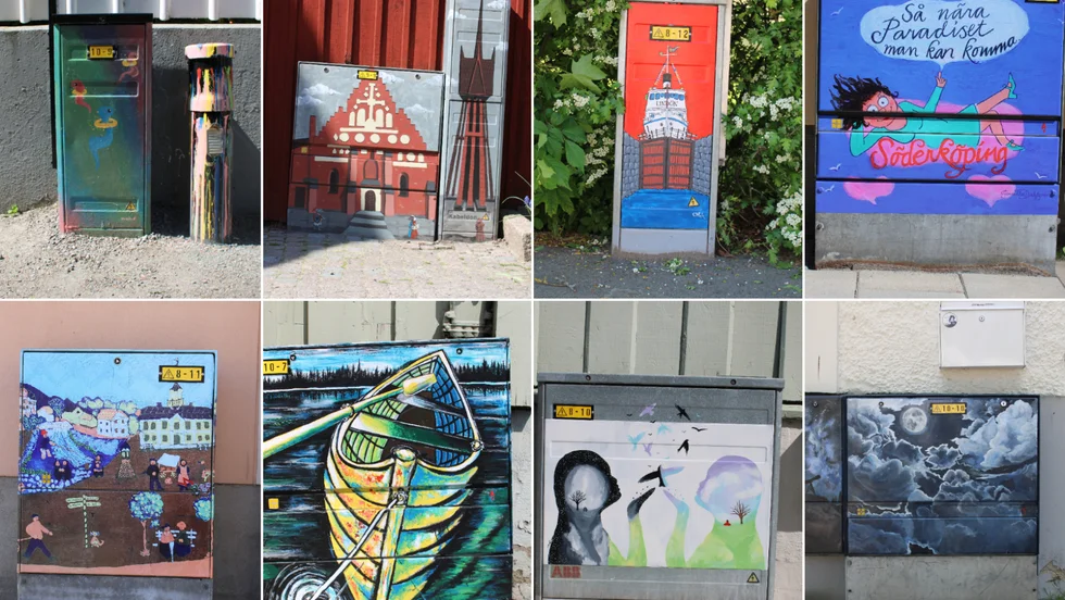Samtliga konstverk har en sponsor i form av ett lokalt företag. "Det är kul att det den här gången varit ett så många blandade uttryck", säger Åke Serrander, Söderköpings-Posten.