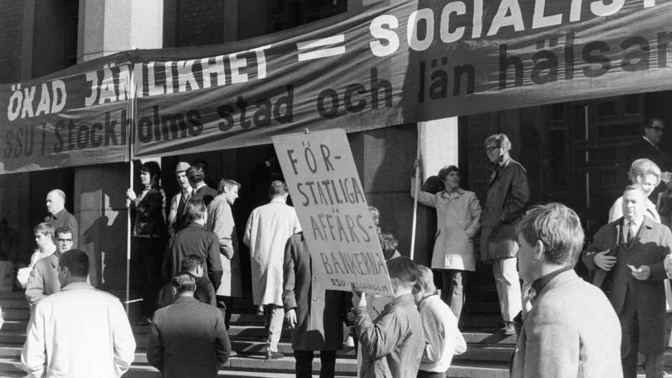 Här en bild från en S-kongress 1969. Dagens debattörer hoppas på att höstens kongress för Socialdemokraterna ska bli lika "epokgörande" som då det begav sig på bilden.