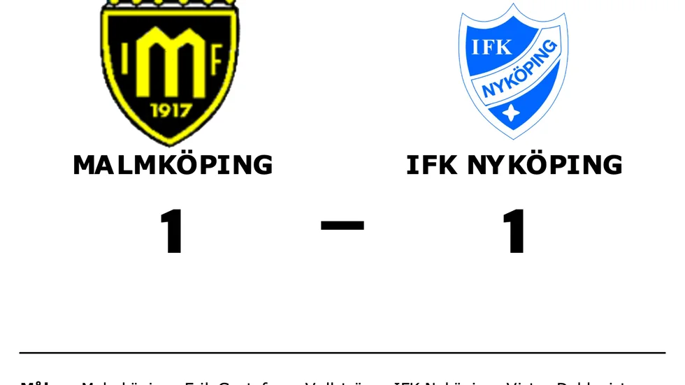 Malmköping spelade lika mot IFK Nyköping