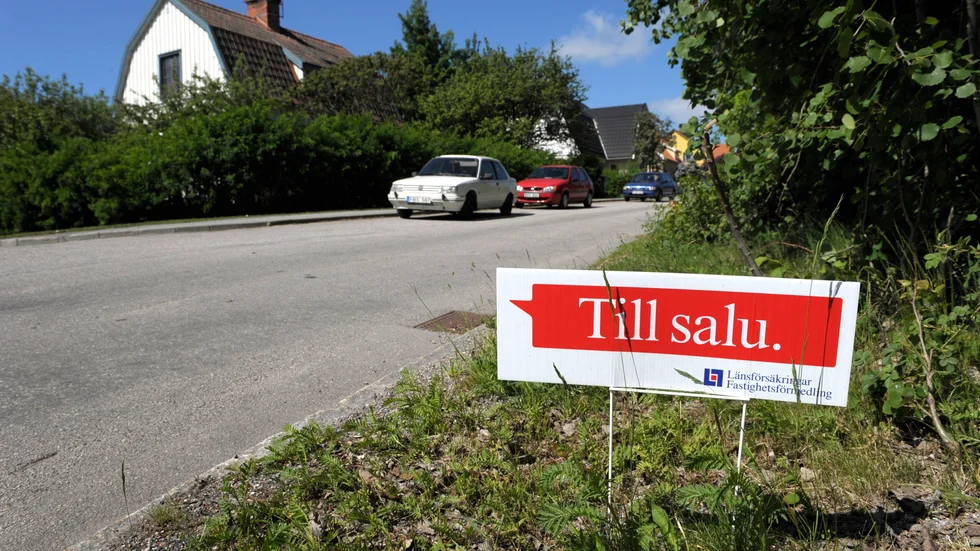 En villaförsäljning i Solna. Arkivbild.