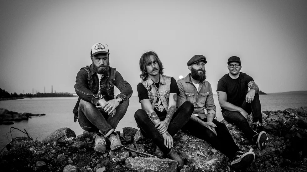 Sheriffen består av Magnus Kärnebro, Nicke Åhlund, Peter Melender och P-A Andersson. 