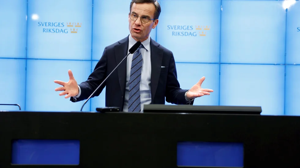 Moderaternas partiledare Ulf Kristersson.