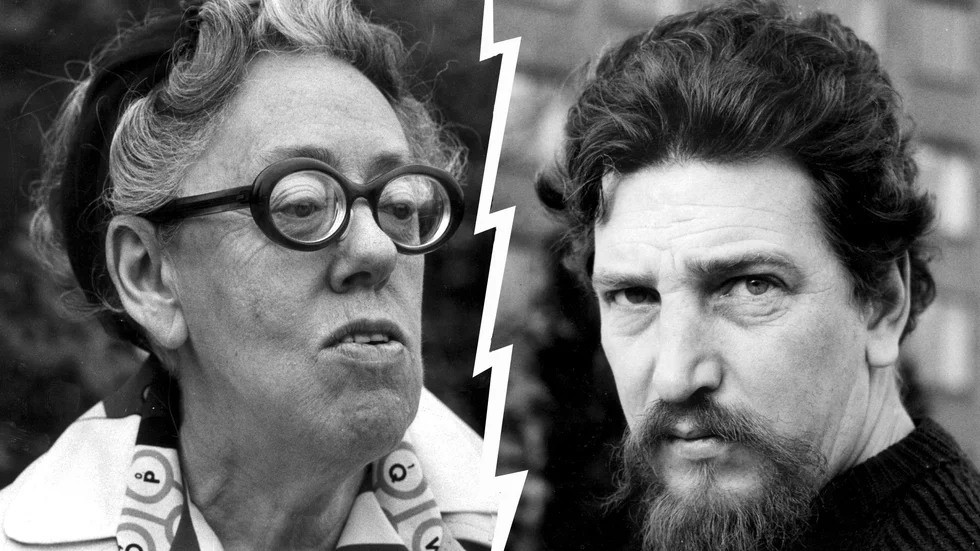 1970-talets deckarkändisar: Maria Lang och Per Wahlöö hamnade riktigt i luven på varandra då de representerade olika sorters deckare. Båda var ledamöter i Svenska deckarakademin som nu fyller 50 år.