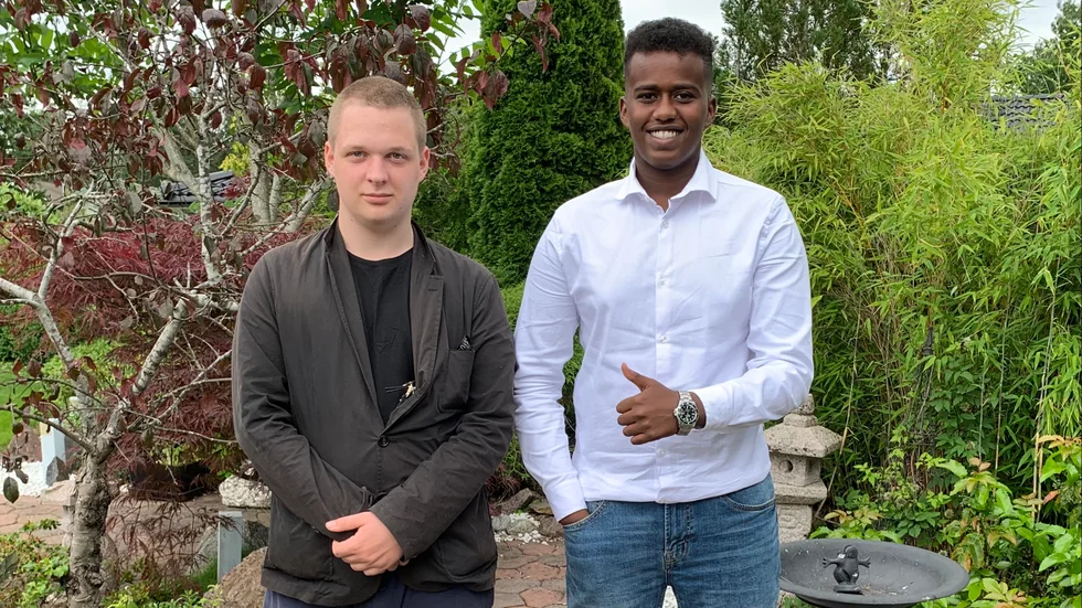 Johan Derefeldt och Najib Musse är två av deltagarna i Rookie Startups Oxelösund.