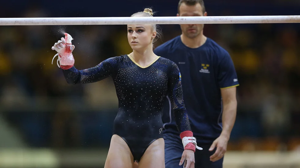 Jonna Adlerteg slutade sexa i barrfinalen.