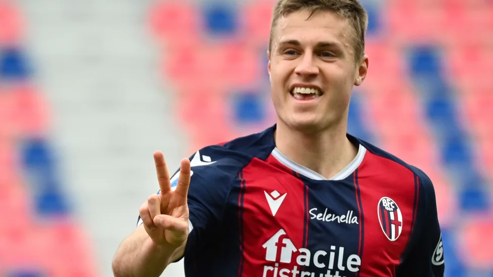 Mattias Svanberg gjorde två mål på sex minuter. Arkivbild.