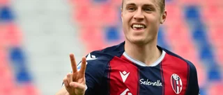 Svanberg tvåmålsskytt för Bologna i Serie A