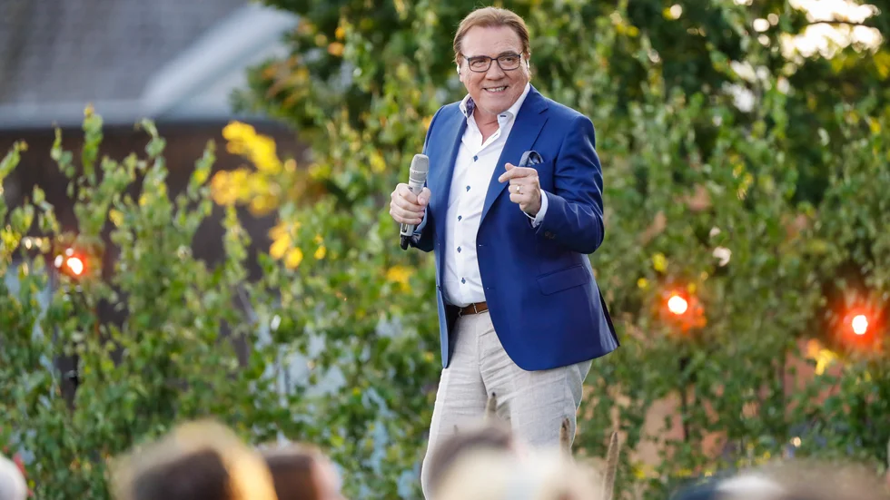 Christer Sjögren framträdde på Sollidenscenen.