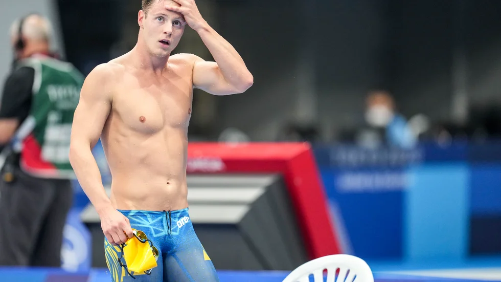 Erik Persson fick en nervös väntan innan det stod klart att han fixat en plats i OS-finalen på 200 meter fritt. Marginalen var ynka tolv hundradelar till hans fördel.
