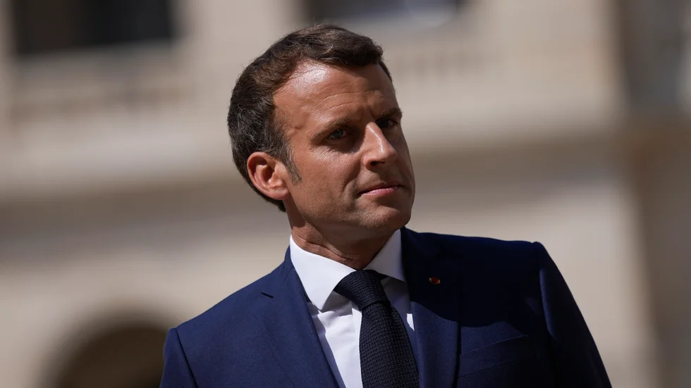 Frankrikes president Emmanuel Macron. Arkivbild.