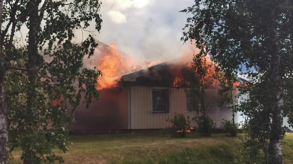 Branden var rejäl.