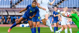 Janogy målskytt när Sverige vann