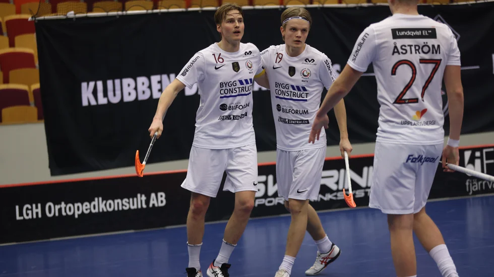 Filip Eriksson (nr 19) stod för ett hattrick när Storvreta vann mot Fagerhult Habo.