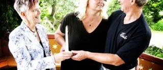 Borgerlig bröllopsyra på ön