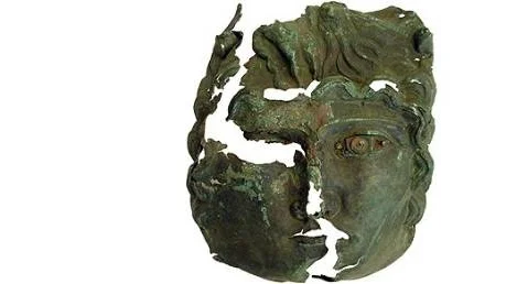 Ansiktsmasken.Foto: Marie-Louise Hellqvist, Länsstyrelsen Gotland