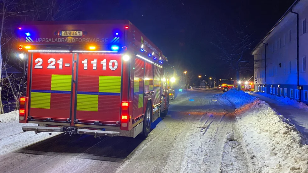 Larm om brand på Notvikens industriområde (arkivbild).