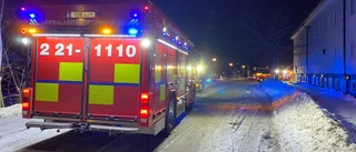 Larm om brand på industriområde i Luleå