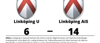 Linköping AIS utklassade Linköping U på bortaplan