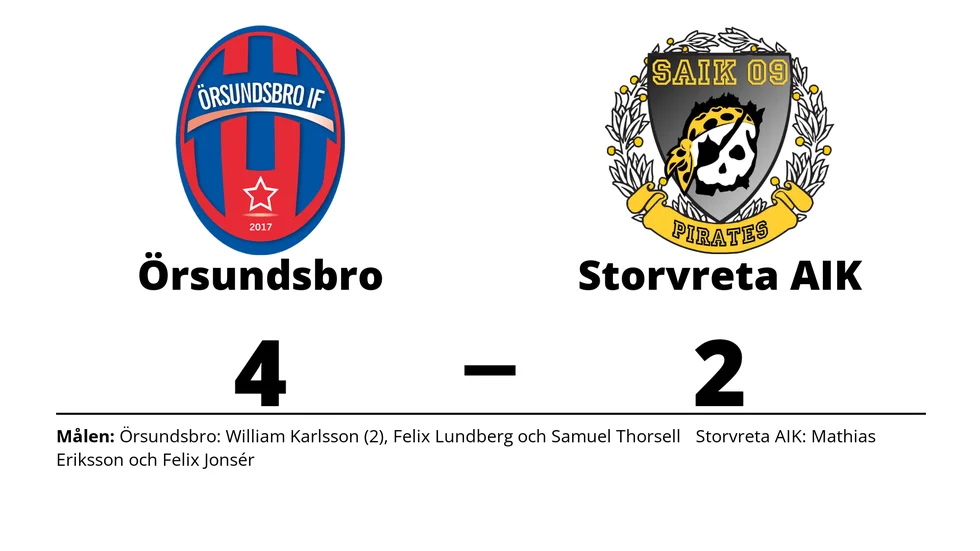 Örsundsbro IF vann mot Storvreta AIK