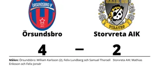 Segerlös svit bröts när Örsundsbro vann mot Storvreta AIK