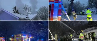Brand i villa på Tösterön