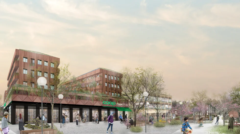 Coop Gotlands satsning på bostäder i Gråbo centrum är ett av de senaste uppdragen Visbyark haft.