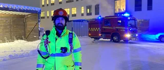 Överhettad server på Porsön orsakade utryckning