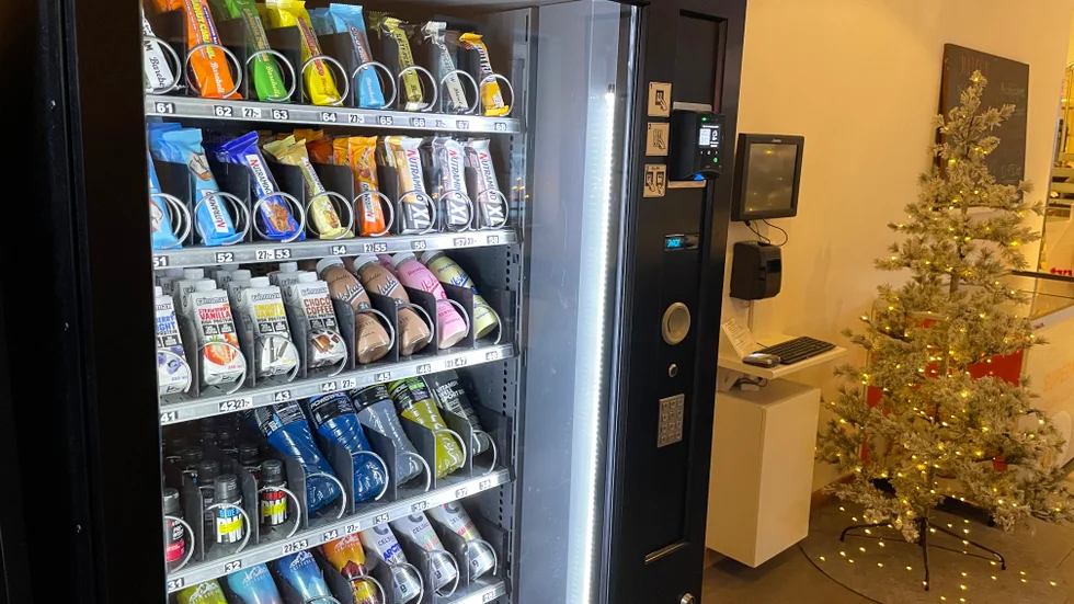 En varuautomat som är i bruk i Skellefteå.