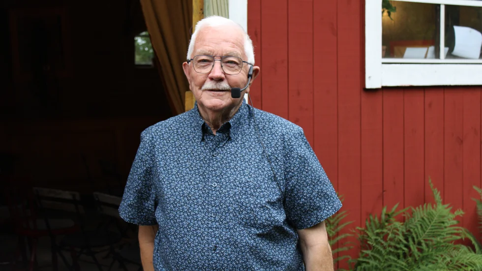 Under torsdagen talade Bror Carlsson som sommargäst på Knastorp Kaffe och Kultur, ett koncept inspirerat av sommarpraten i P1.