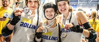 Silversuccé för luleåtjejer i JVM i Roller derby