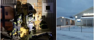 Åbyäng: Två meter höga lågor mötte räddningstjänsten