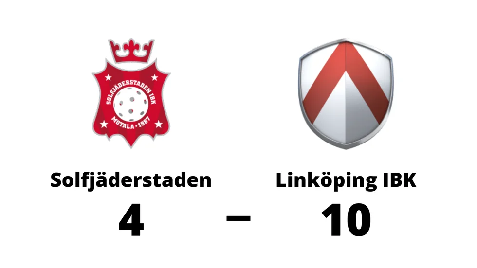 Solfjäderstaden IBF förlorade mot Linköping IBK Ungdom