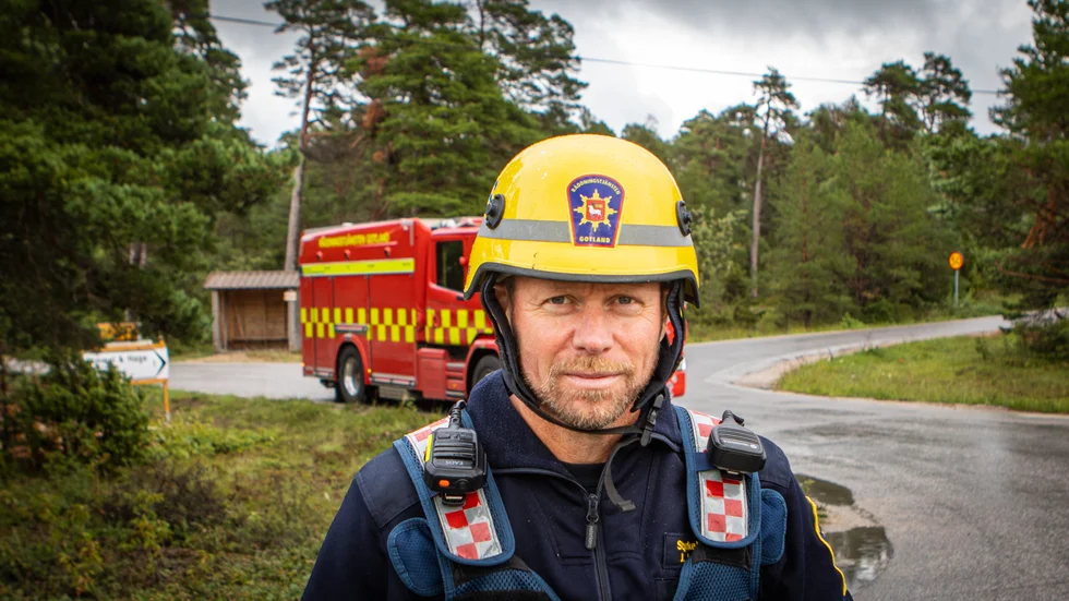 Jesper Larsson, räddningstjänsten Gotland.